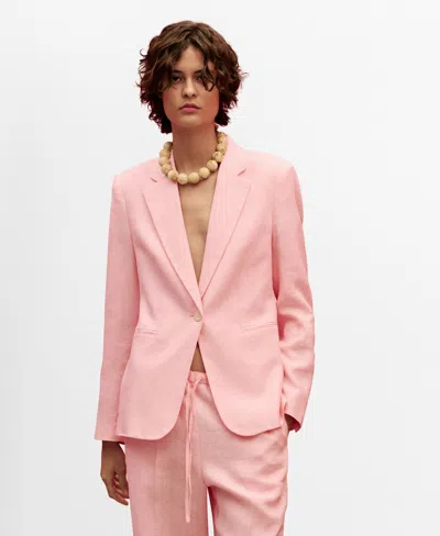 Mango Women's Linen Suit Jacket