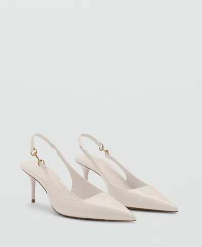 MANGO WOMEN'S LINK DETAIL HEELED SHOES