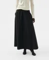 Mango Women's Long Flared Skirt In Black