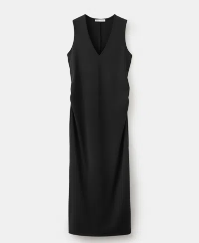 Mango Women's Long Maternity Dress In Black