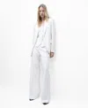 Mango Women's Double-breasted Suit Vest Jacket In Off White