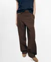 Mango Pleated Wide Leg Pants In Multi