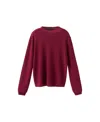 Mango Metallic Sweater In Strawberry