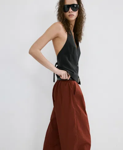 MANGO WOMEN'S LYOCELL SUIT VEST