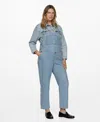 Mango Women's Maternity Denim Dungarees In Medium Blue