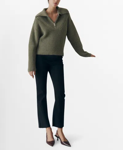 MANGO WOMEN'S MATERNITY FLARED JEANS