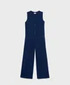 Mango Women's Maternity Lyocell Jumpsuit In Dark Blue