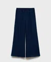 Mango Lyocell Maternity Lyocell Palazzo Trousers Dark Blue