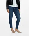 Mango Women's Maternity Skinny Jeans In Dark Blue