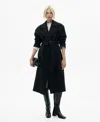 Mango Women's Maxi Lapel Manteco Wool Coat In Black