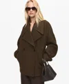 Mango Women's Maxi Lapels Oversized Wool Coat In Brown