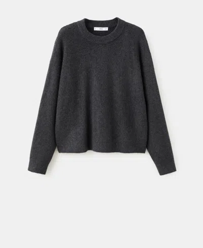 Mango Women's Medium-knit Sweater In Gray