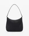 Mango Women's Medium Nylon Shoulder Bag In Black