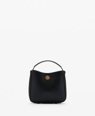 Mango Women's Metal Detail Small Bucket Bag In Black