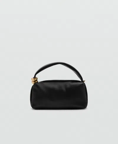 Mango Women's Metallic Detail Handbag In Pink