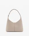 Mango Women's Metallic Detail Shopper Bag In Gray