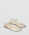 Mango Ankle Strap Sandal In Multi