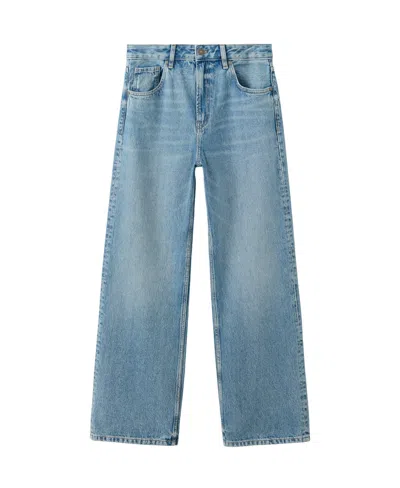 Mango Women's Miami Medium-rise Straight-fit Jeans In Medium Blue