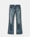 Mango Women's Mid-rise Flared Jeans In Blue