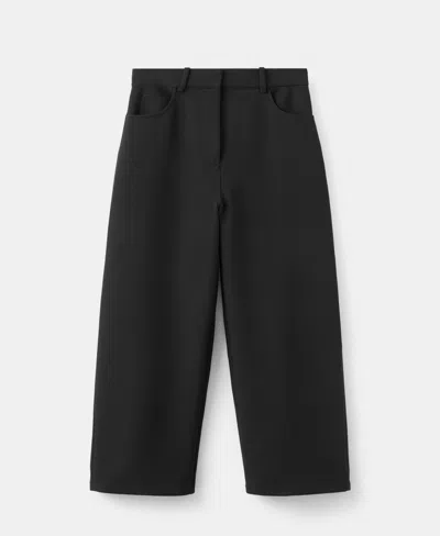 Mango Women's Mid-rise Suit Trousers In Black