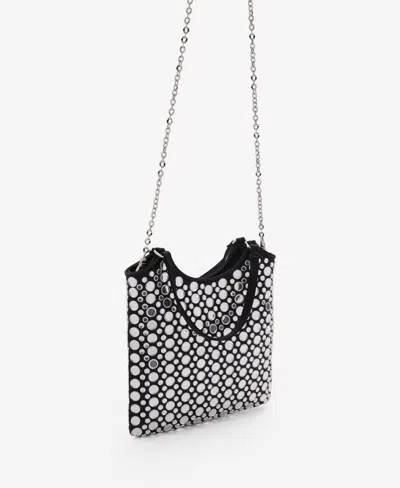 Mango Women's Mirror Detail Mini Bag In Black