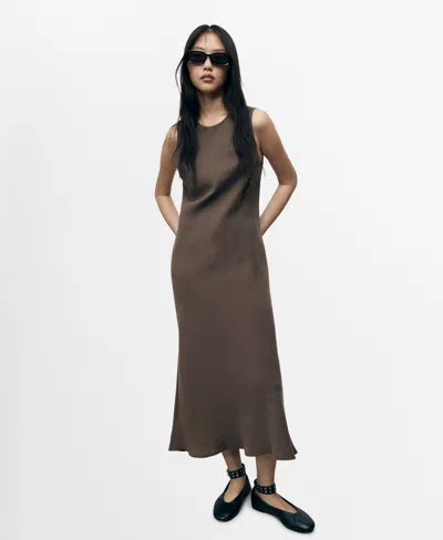 MANGO WOMEN'S MODAL MIDI-DRESS