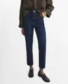 Mango Women's Mom2000 High-rise Jeans In Blue