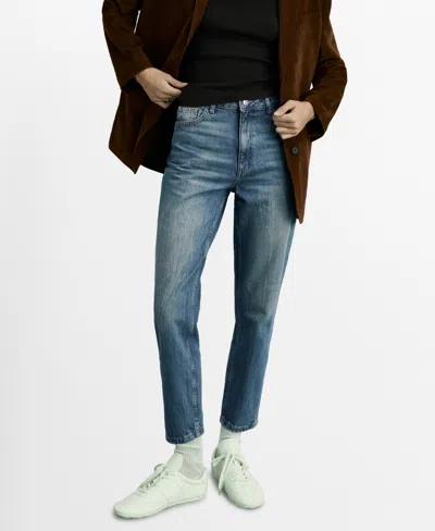 MANGO WOMEN'S MOM2000 HIGH-RISE JEANS
