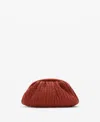 Mango Women's Natural Fiber Handbag In Burnt Orange
