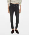 Mango Newisa Skinny Jeans In Open Gray