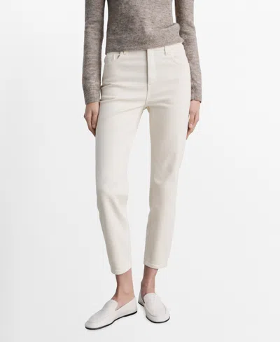 MANGO WOMEN'S NEWMOM COMFORT HIGH-RISE JEANS