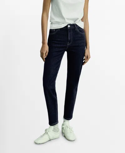 MANGO WOMEN'S NEWMOM COMFORT HIGH-RISE JEANS