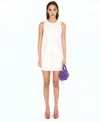 Mango Featuring Hailey Bieber Open Back Minidress In White