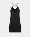 Mango Featuring Hailey Bieber Open Back Minidress In Black