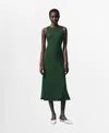 Mango Robe Vert - Femme - S -  In Green