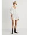 Mango Women's Openwork Detail Pajama Cardigan