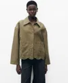 Mango Women's Openwork Details Cotton Overshirt