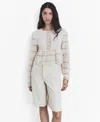 Mango Arena Openwork Top In White