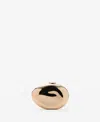 Mango Oval Clutch Bag Gold In Gold