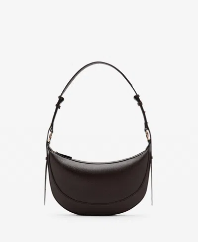 Mango Women's Oval Shoulder Bag In Purple