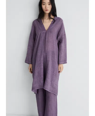 Mango Women's Overdyed Ramie Kaftan