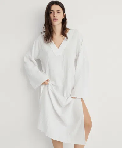 Mango Women's Oversized Pajama Caftan