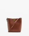 Mango Faux Leather Shopper Bag In Leather