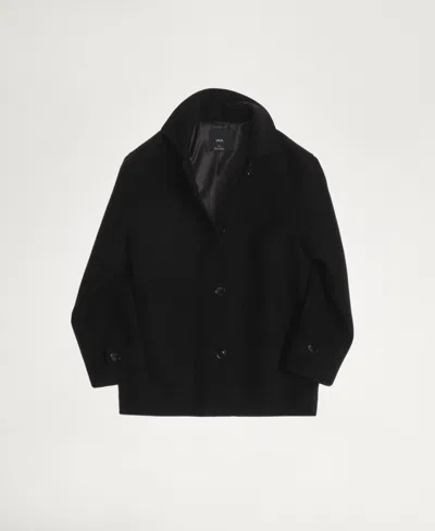 Mango Women's Patch Pockets Wool Coat In Black