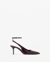 Mango Chaussures Talon Bloc Paillettes Bordeaux - Femme - 40 -  In Burgundy