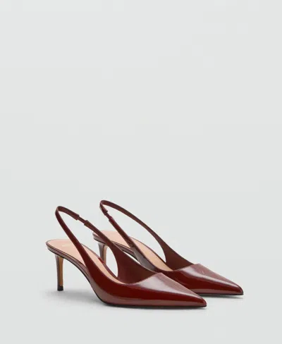 MANGO WOMEN'S PATENT HEELED SHOES