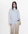 Mango Perkins Funnel Neck Sweatshirt In Ecru