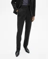 Mango Women's Pinstripe Suit Trousers In Dark Heather Gray