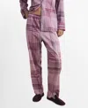 Mango Print Pajama Pants In Purple