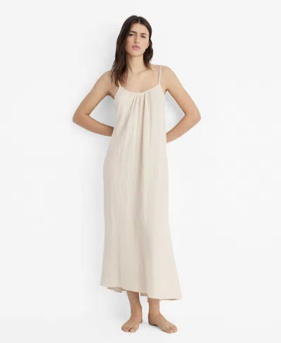 Mango Women's Plain Cotton Nightgown